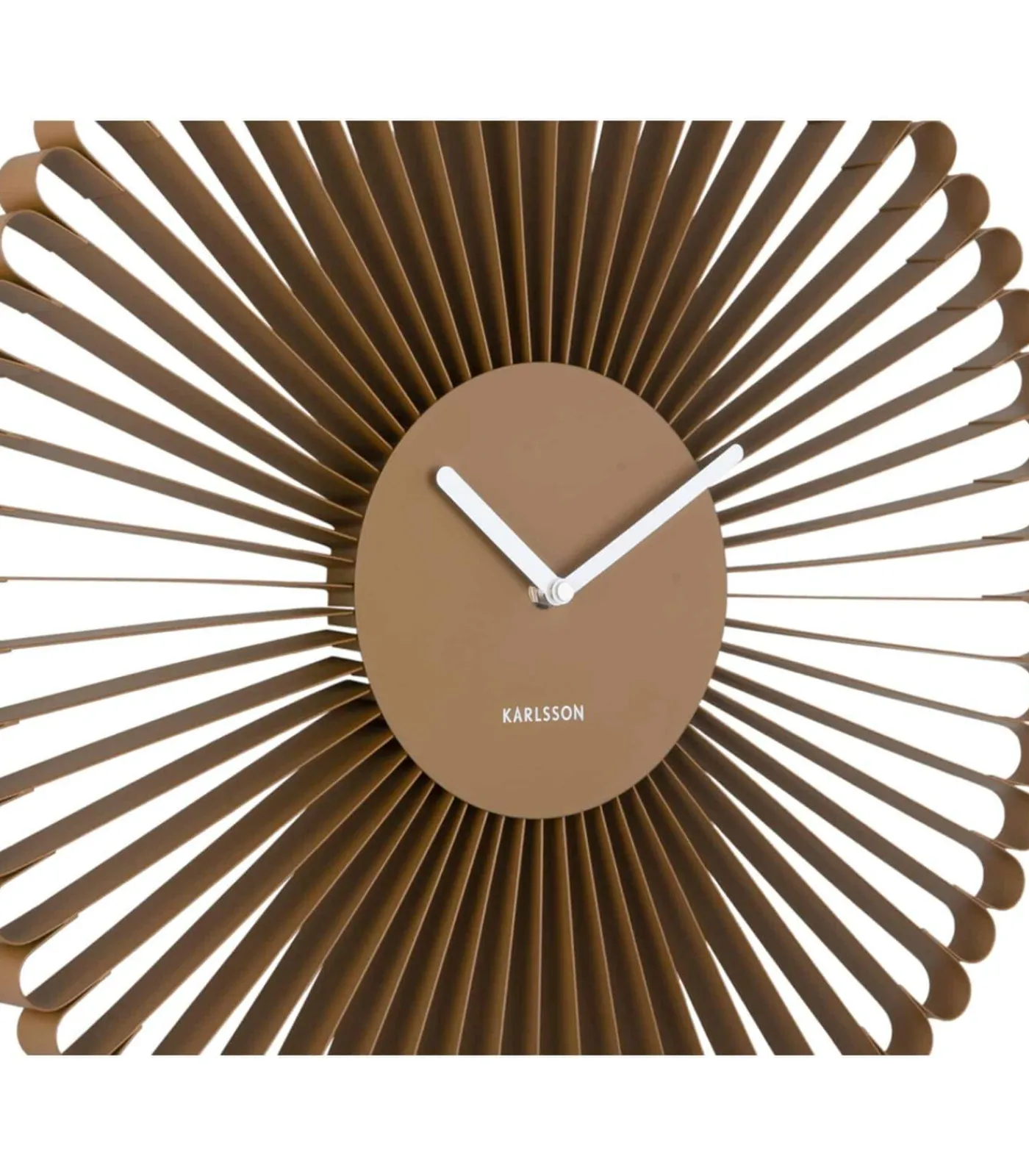 Online Wandklok Cascara - Bruin - 50x50x50cm Klokken