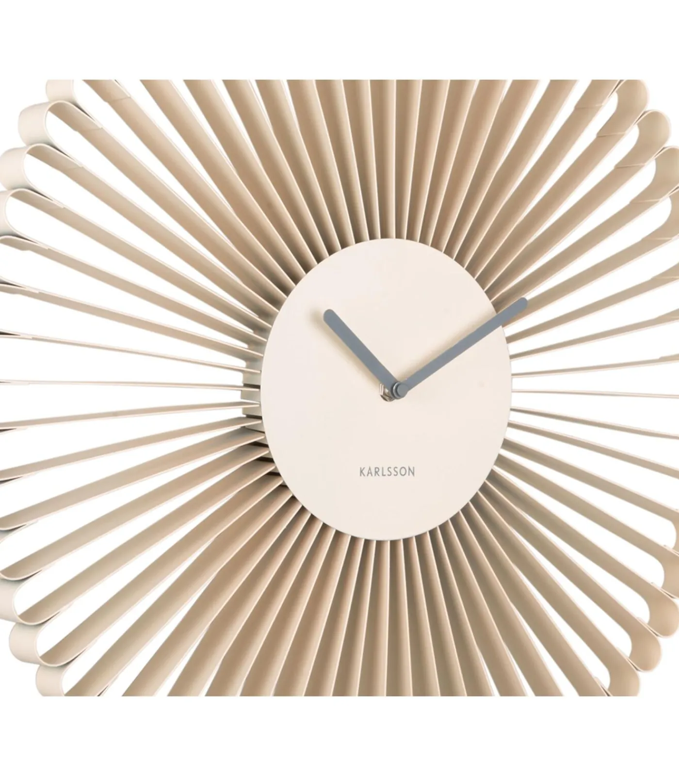 Wandklok Cascara - Wit - 50x50x50cm Klokken