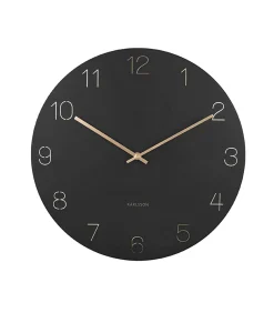Online Wandklok Charm - Gegraveerde cijfers Zwart - Ø40cm Klokken