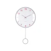 Online Wandklok Cheeky Dome - Zachtpaars - 7.1x35.5x61.5cm Klokken