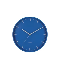 Discount Wandklok Cool Retro - Blauw - 30x30x30cm Klokken