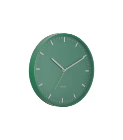 Sale Wandklok Cool Retro - Groen - 30x30x30cm Klokken