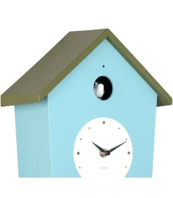 Outlet Wandklok Cuckoo Light - Mistigblauw - 23x10.5x26.4cm Klokken