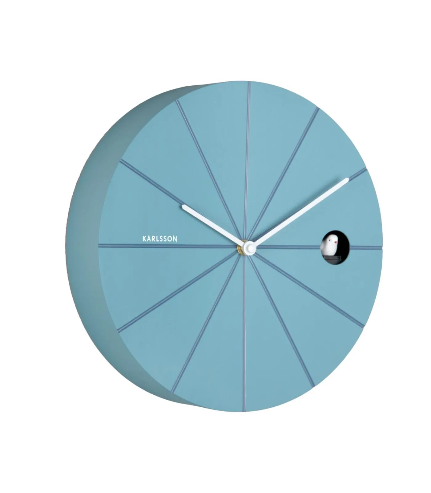 Sale Wandklok Destacado Cuckoo - Blauw - 28x28x28cm Klokken