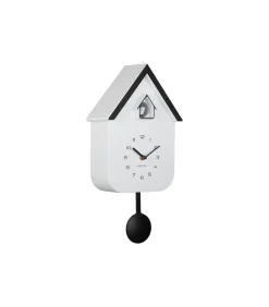 Hot Wandklok Dupla Color Cuckoo - Wit - 21.5x21.5x41.5cm Klokken