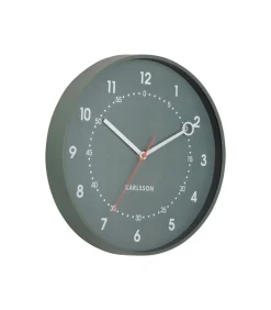 Outlet Wandklok Fresco - Groen - 31.5x31.5x31.5cm Klokken