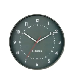 Outlet Wandklok Fresco - Groen - 31.5x31.5x31.5cm Klokken