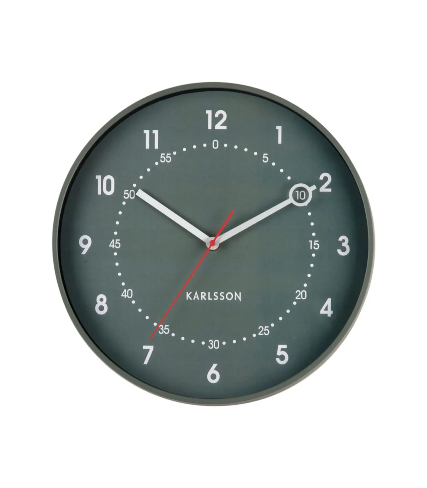 Outlet Wandklok Fresco - Groen - 31.5x31.5x31.5cm Klokken