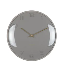Wandklok Fuerte Dome - Grijs - 30.5x30.5x30.5cm Klokken