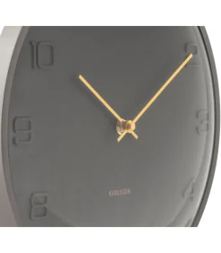 Wandklok Fuerte Dome - Grijs - 30.5x30.5x30.5cm Klokken
