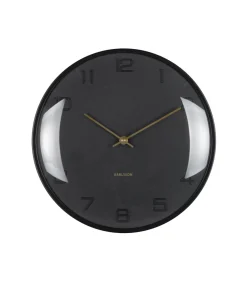 New Wandklok Fuerte Dome - Zwart - 30.5x30.5x30.5cm Klokken