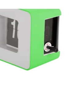 Best Wandklok Funky Flip - Heldergroen - 7x17.7x9.2cm Klokken