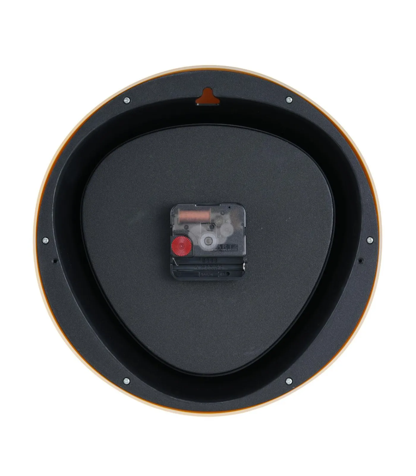 Online Wandklok Funky Vibes - Heldergeel - 4.4x25.5x25.5cm Klokken