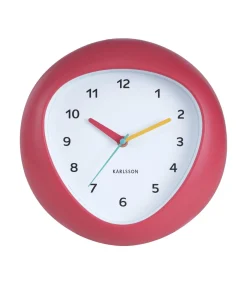 New Wandklok Funky Vibes - Scarlet rood - 4.4x25.5x25.5cm Klokken