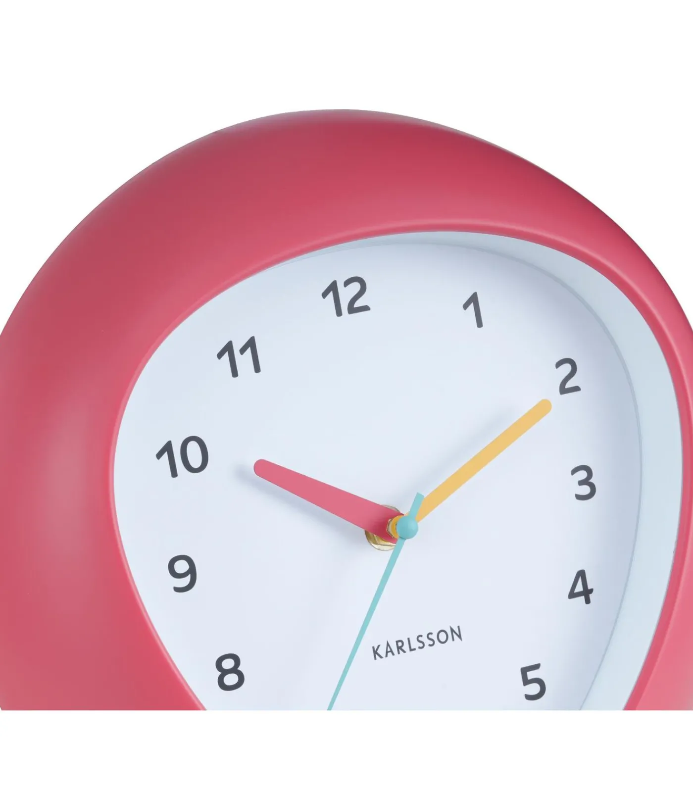 New Wandklok Funky Vibes - Scarlet rood - 4.4x25.5x25.5cm Klokken