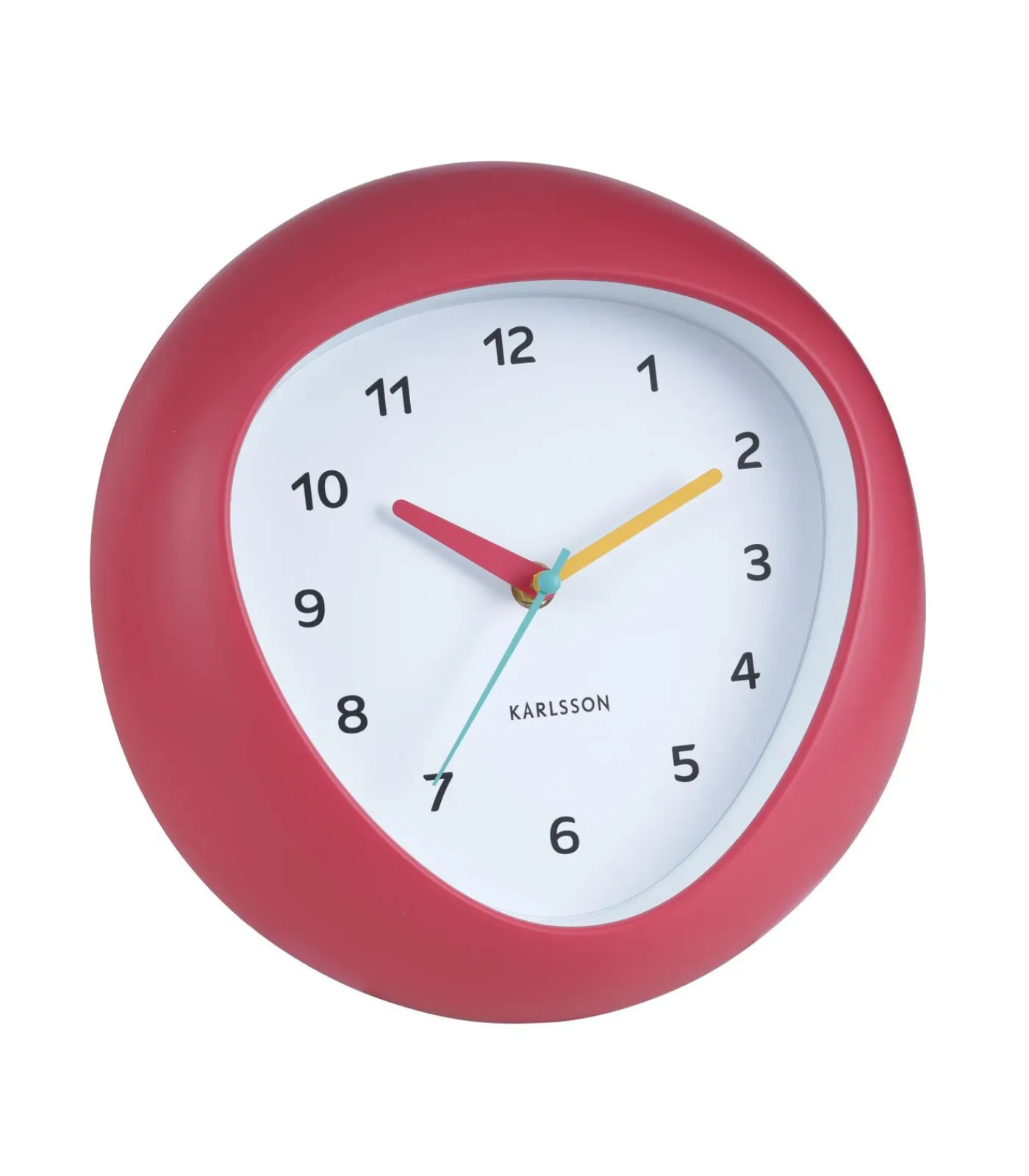 New Wandklok Funky Vibes - Scarlet rood - 4.4x25.5x25.5cm Klokken