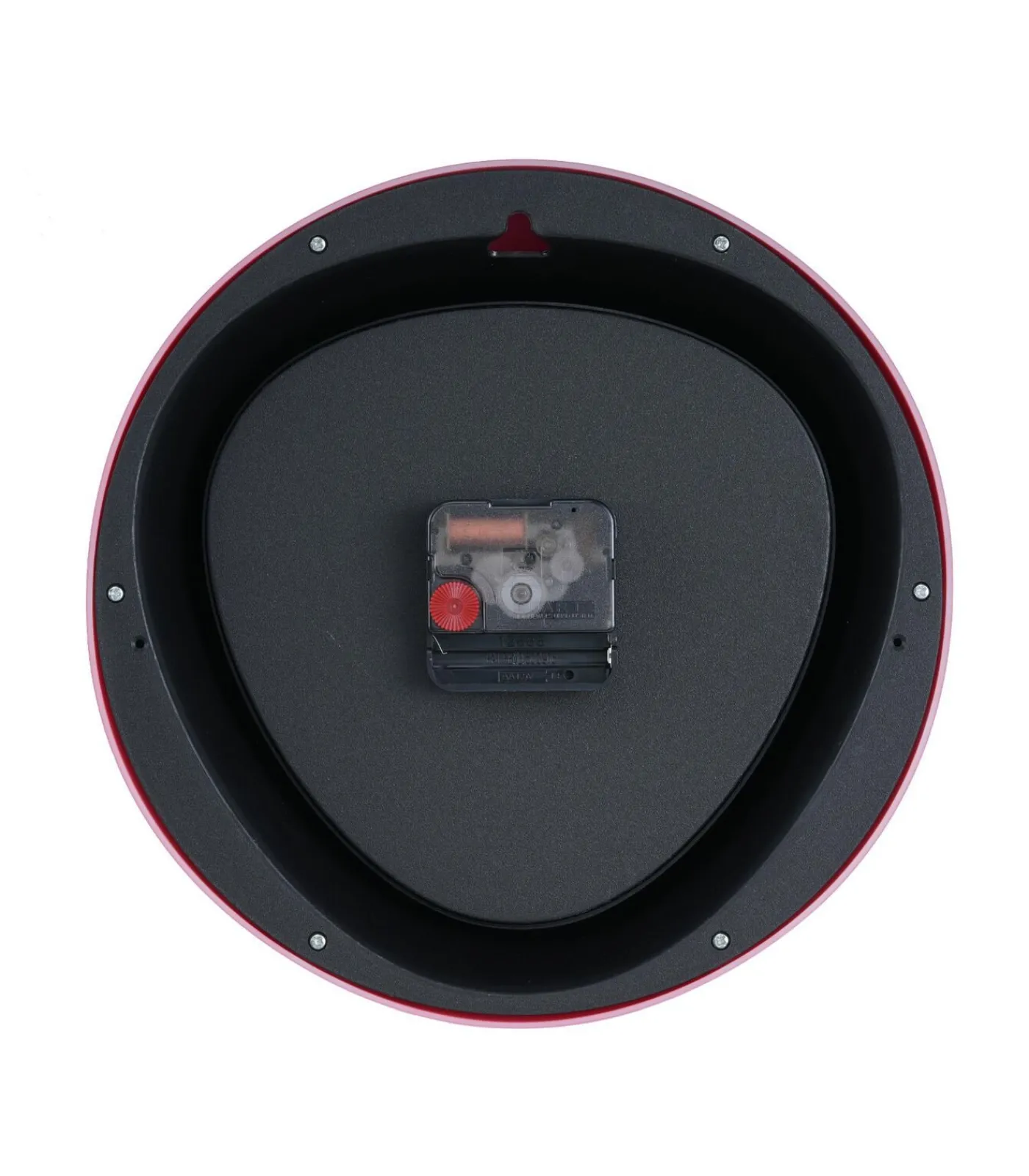 New Wandklok Funky Vibes - Scarlet rood - 4.4x25.5x25.5cm Klokken