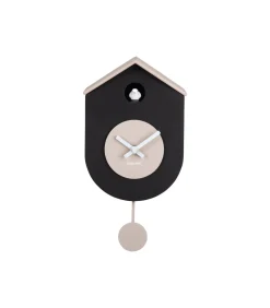 Online Wandklok Grato Cuckoo - Warmgrijs - 9.2x17.5x33.2cm Klokken