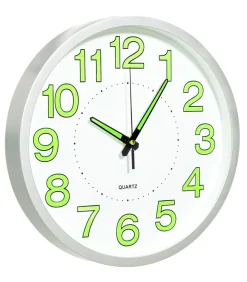 Clearance Wandklok lichtgevend 30 cm wit Klokken