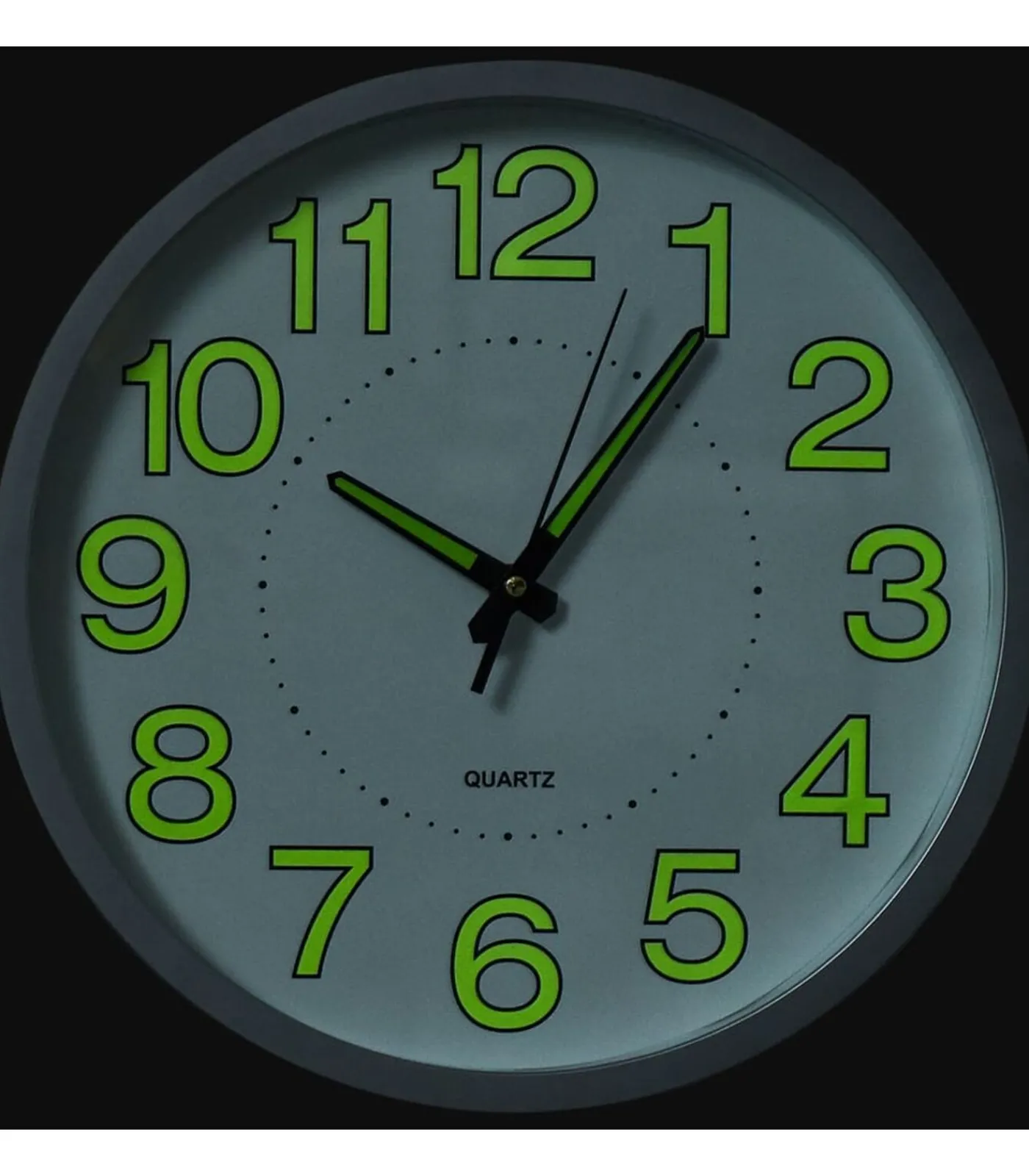 Clearance Wandklok lichtgevend 30 cm wit Klokken