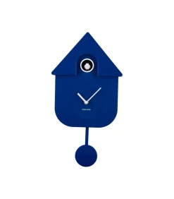 Sale Wandklok Modern Cuckoo - Blauw - 8.5x21.5x41cm Klokken