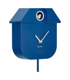 Sale Wandklok Modern Cuckoo - Blauw - 8.5x21.5x41cm Klokken