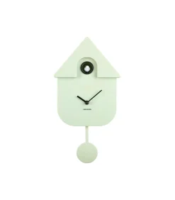 Outlet Wandklok Modern Cuckoo - Zachtgroen - 8.5x21.5x41cm Klokken
