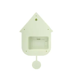 Outlet Wandklok Modern Cuckoo - Zachtgroen - 8.5x21.5x41cm Klokken