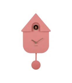 Discount Wandklok Modern Cuckoo Oro - Roze - 21.5x8.5x41cm Klokken