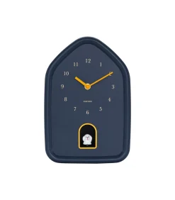 Clearance Wandklok Modern Doggy - Blauw - 29.1x20x29.1cm Klokken