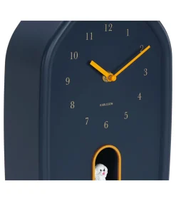 Clearance Wandklok Modern Doggy - Blauw - 29.1x20x29.1cm Klokken