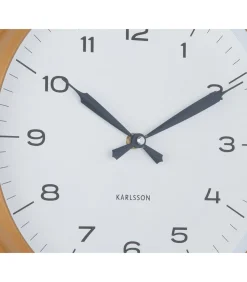 Clearance Wandklok Modern Factory - Okergeel - Ø30cm Klokken