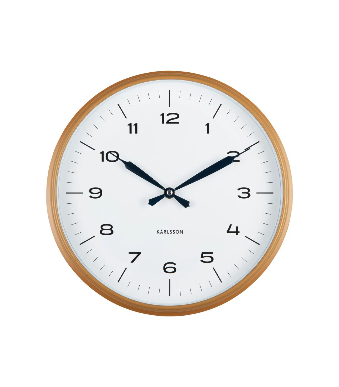 Clearance Wandklok Modern Factory - Okergeel - Ø30cm Klokken