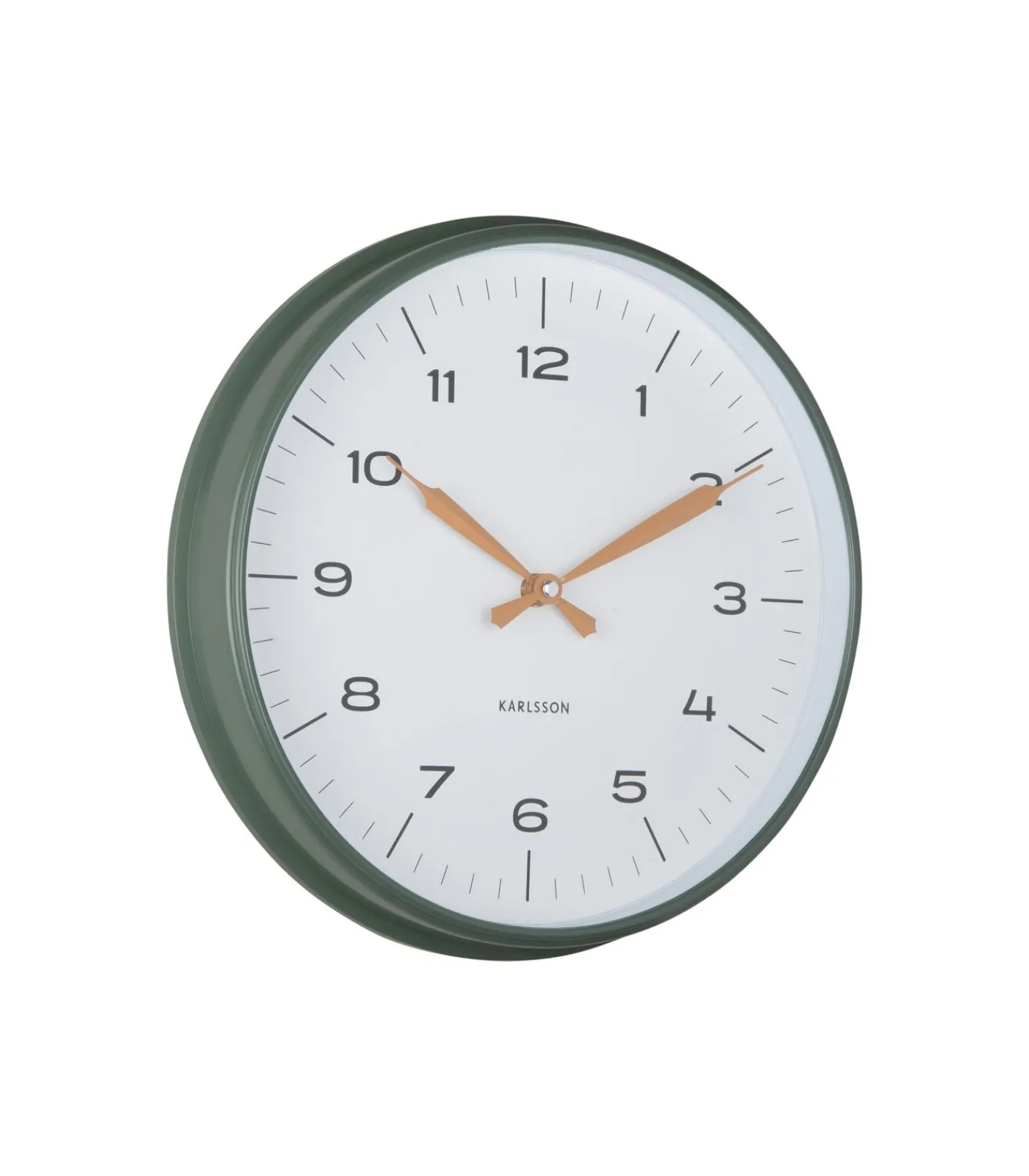 Outlet Wandklok Modern Factory - Jungle groen - Ø30cm Klokken