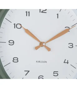 Outlet Wandklok Modern Factory - Jungle groen - Ø30cm Klokken