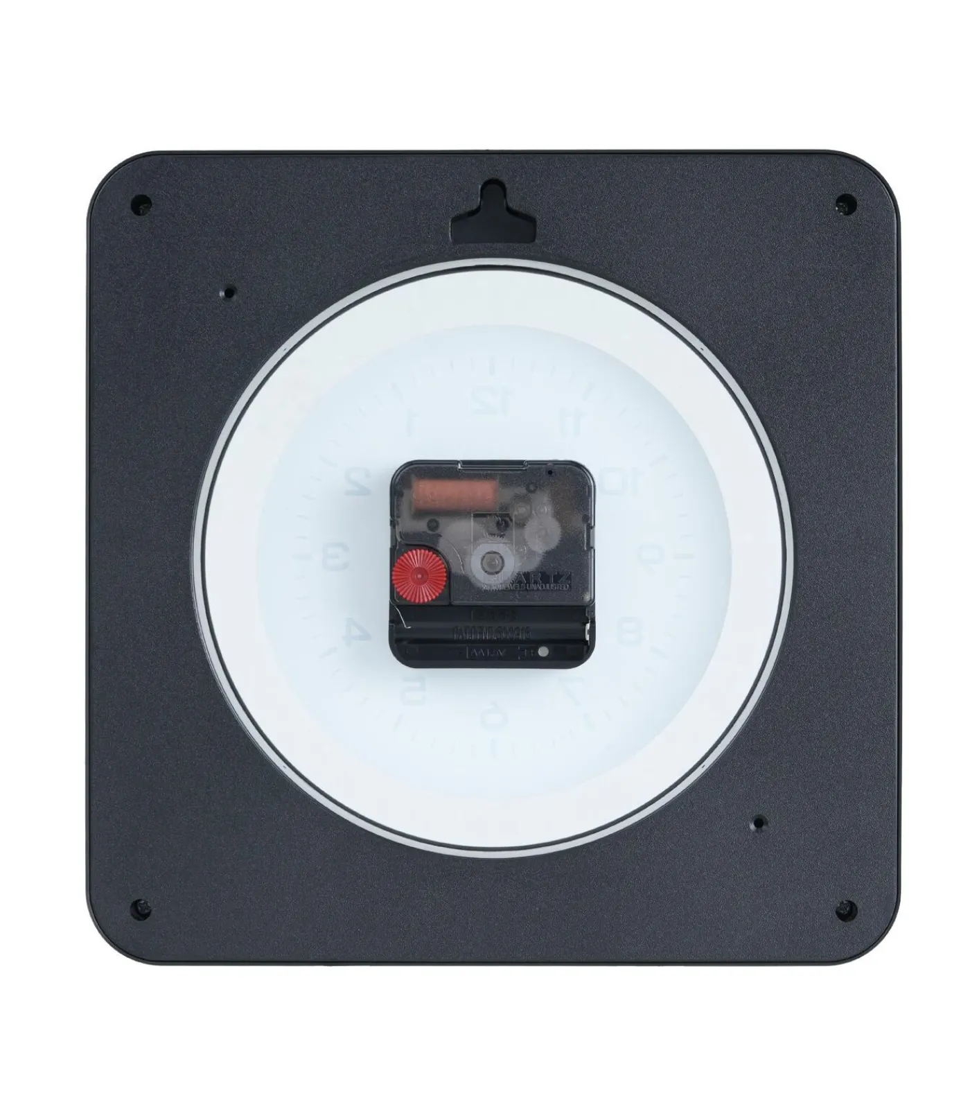 Sale Wandklok New Vintage - Mat zwart - 4.4x22x22cm Klokken