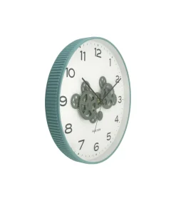 Discount Wandklok Open Gear - Blauw - 40.8x40.8x40.8cm Klokken