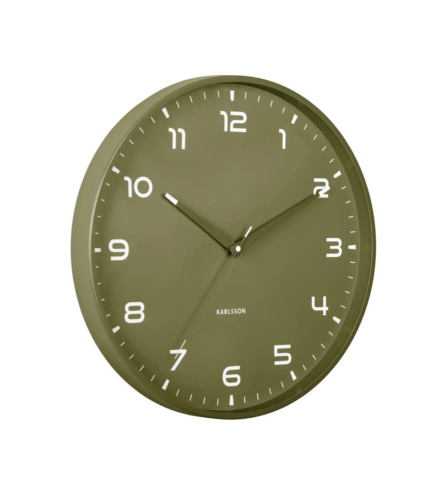 Best Wandklok Orgullo - Legergroen - Ø40cm Klokken