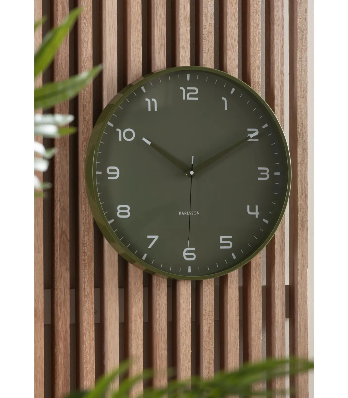 Best Wandklok Orgullo - Legergroen - Ø40cm Klokken