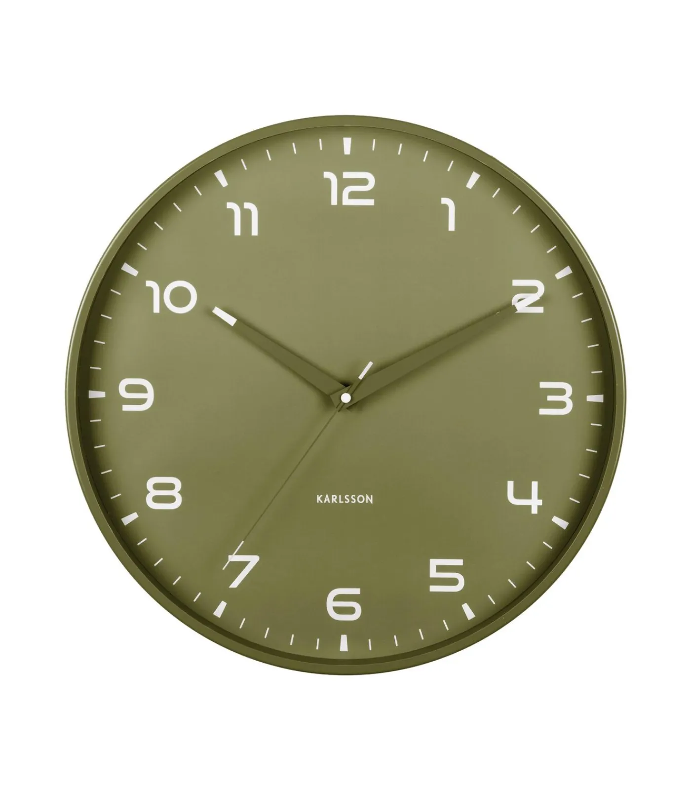 Best Wandklok Orgullo - Legergroen - Ø40cm Klokken