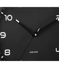 Clearance Wandklok Orgullo - Mat zwart - Ø40cm Klokken
