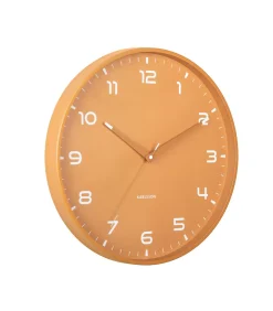 Online Wandklok Orgullo - Okergeel - Ø40cm Klokken