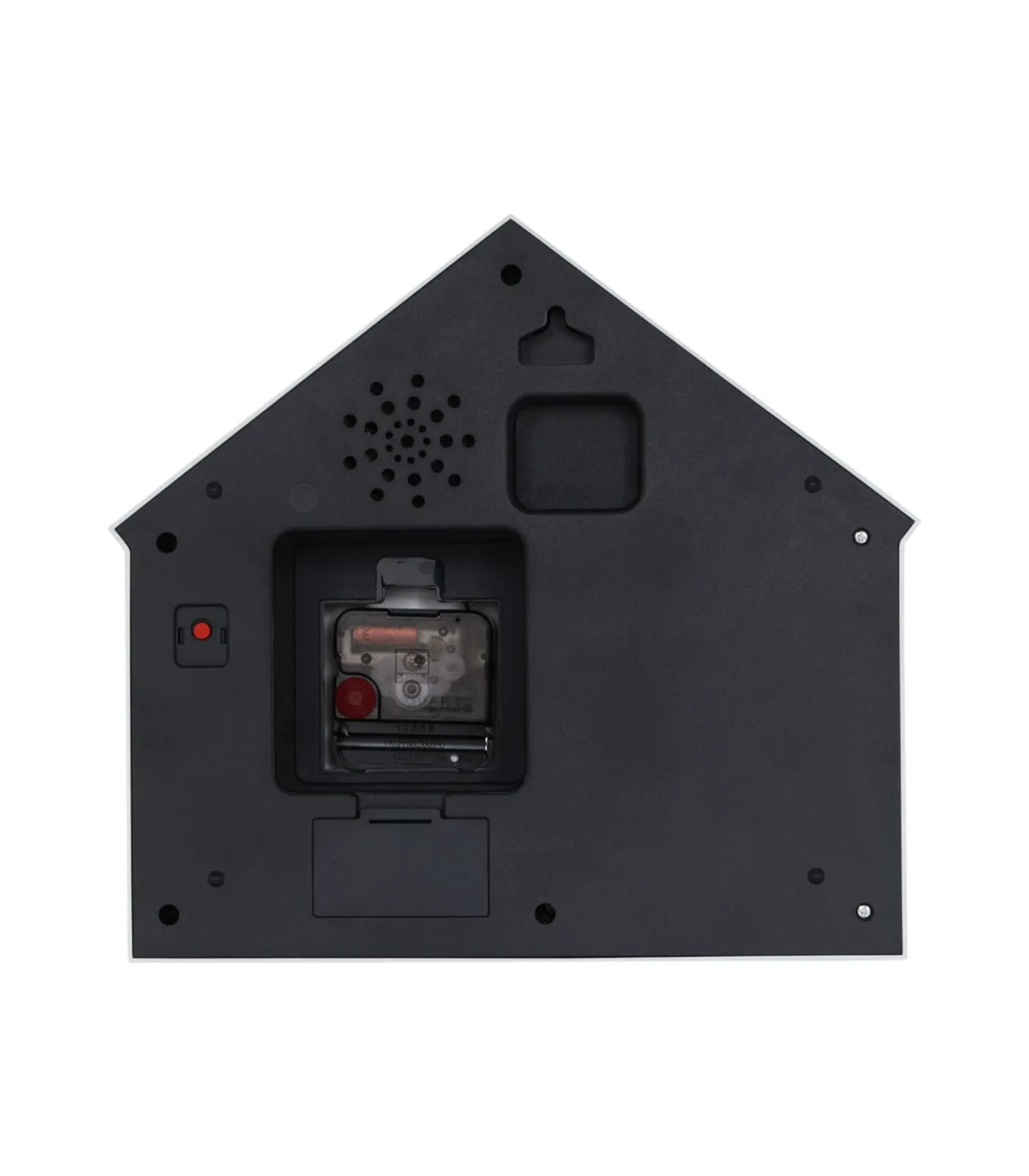 Wandklok Peeking Doggy - Grijs - 24.9x24.9x27cm Klokken