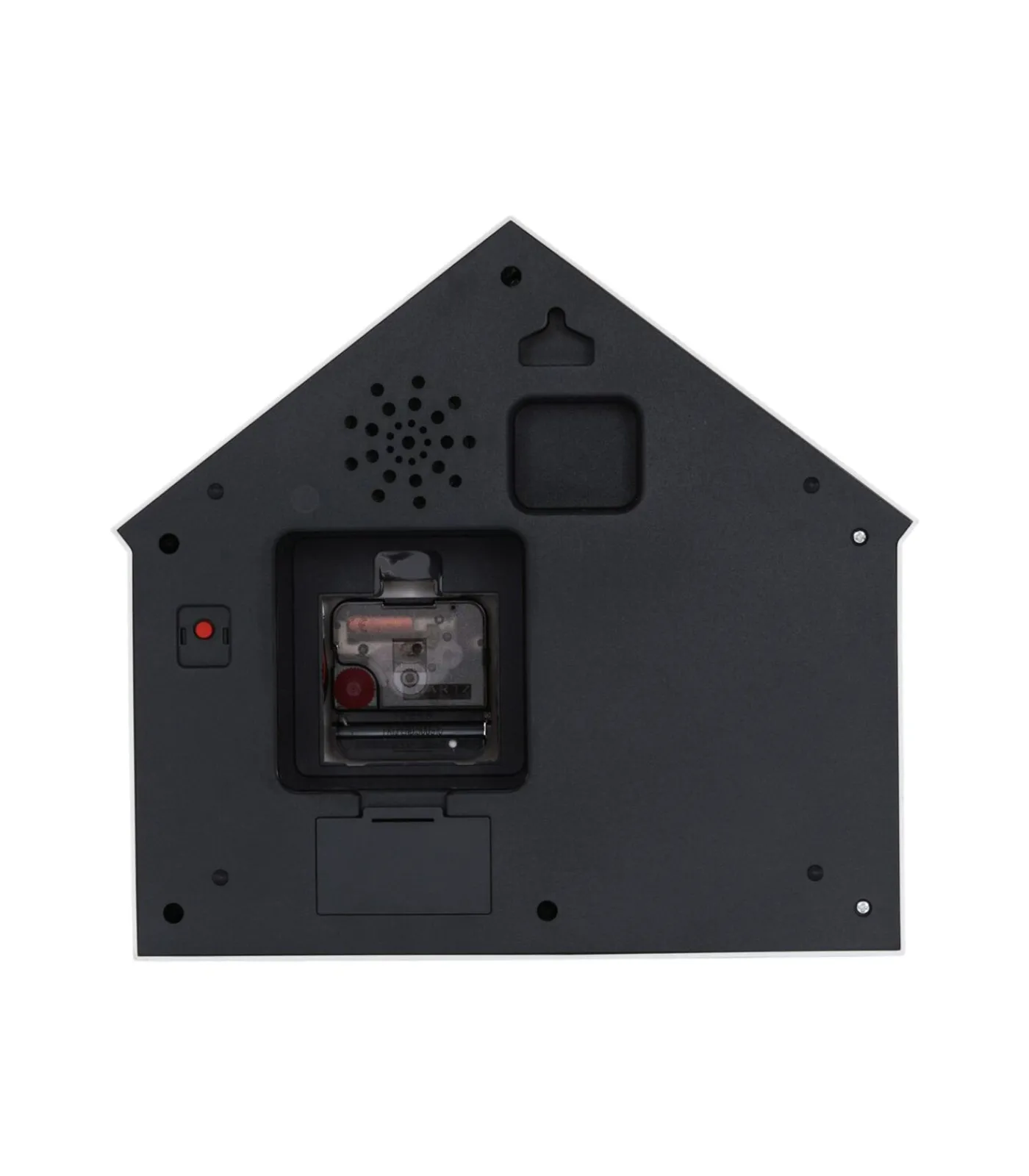 New Wandklok Peeking Doggy - Wit - 24.9x24.9x27cm Klokken