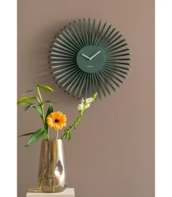 Outlet Wandklok Polo - Groen - 48x48x48cm Klokken