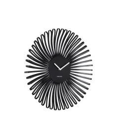 Hot Wandklok Polo - Zwart - 48x48x48cm Klokken