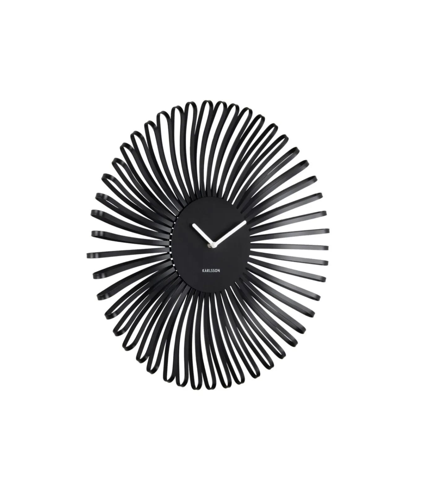 Hot Wandklok Polo - Zwart - 48x48x48cm Klokken