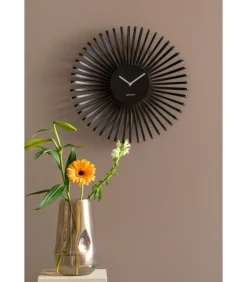 Hot Wandklok Polo - Zwart - 48x48x48cm Klokken