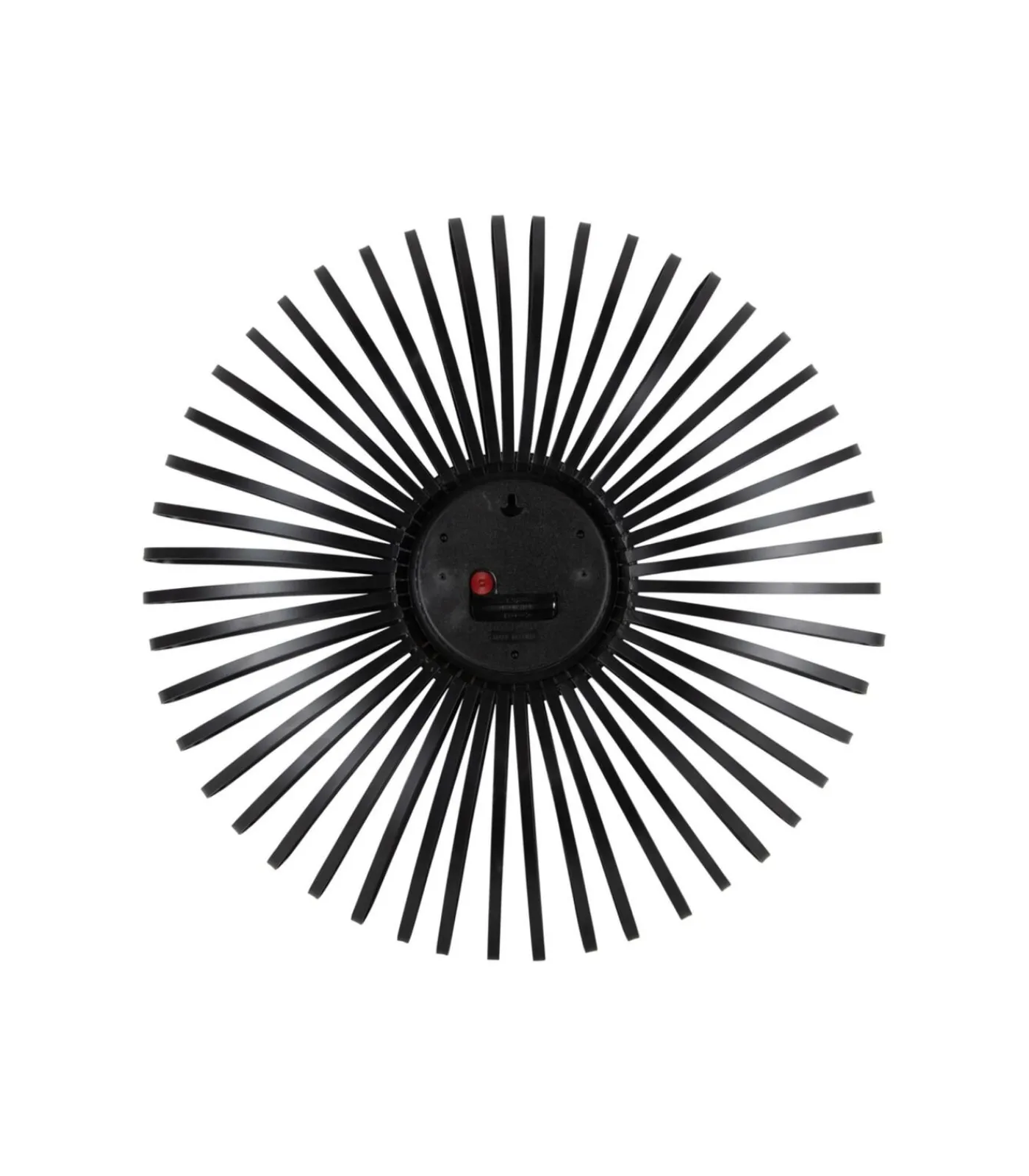 Hot Wandklok Polo - Zwart - 48x48x48cm Klokken