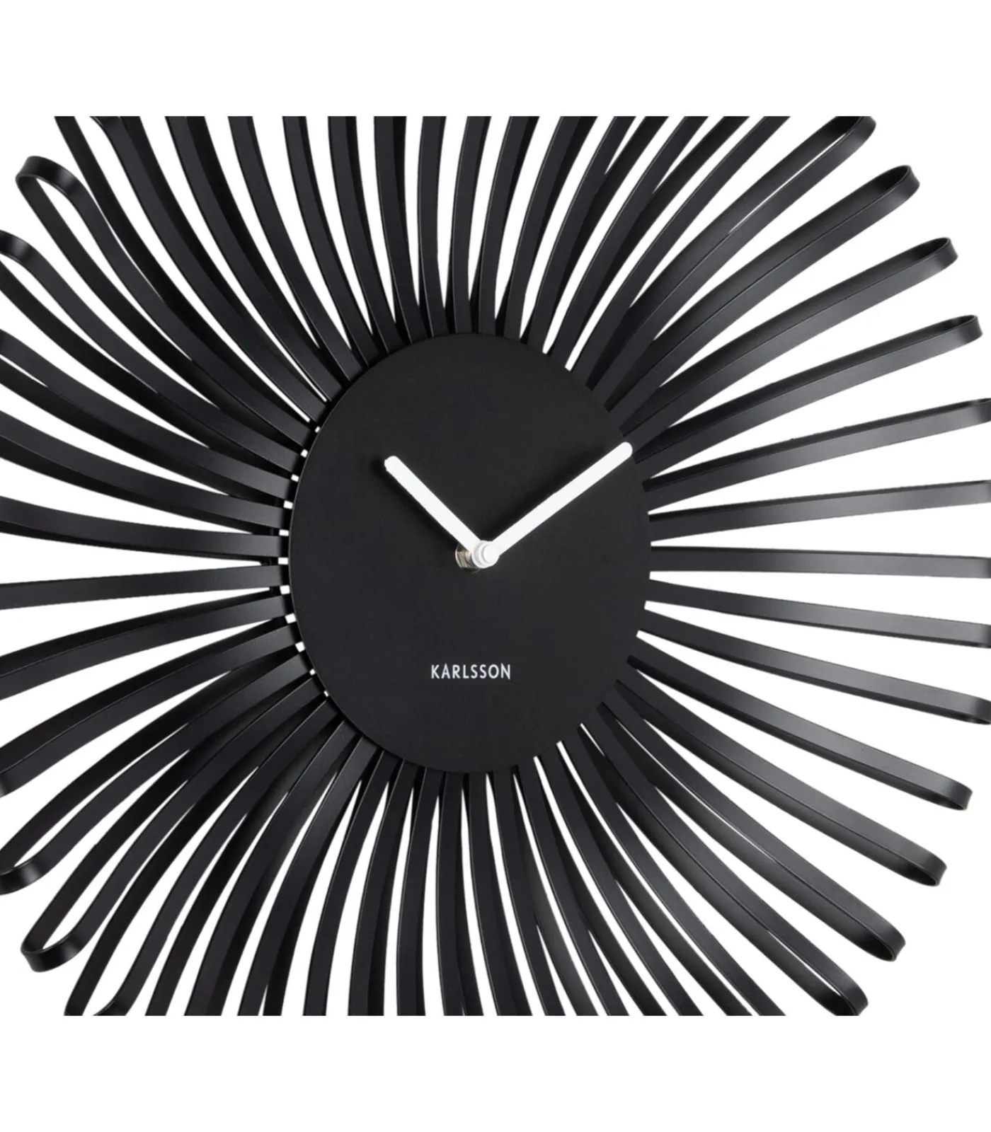 Hot Wandklok Polo - Zwart - 48x48x48cm Klokken